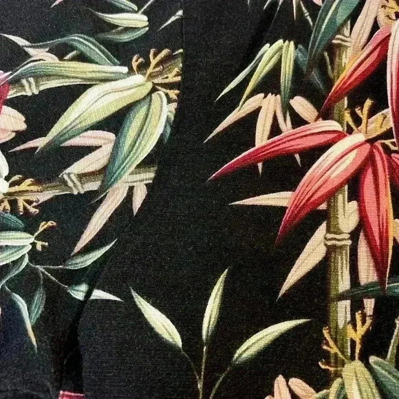 Newt At The Royal Vintage Men’s Bamboo Trees Button Down Shirt-Extra Lar… - Picture 5 of 5